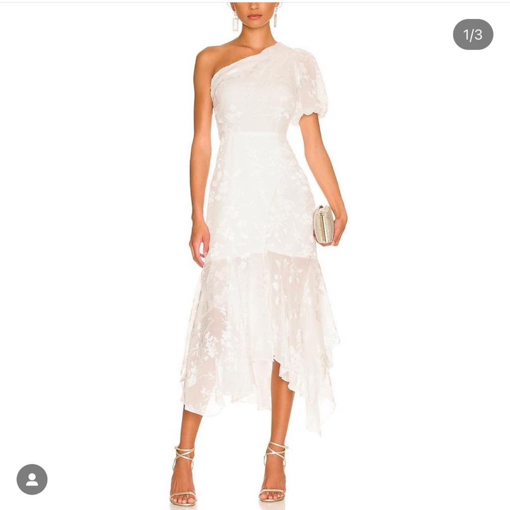Santorini midi in white